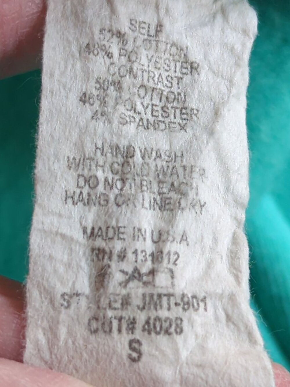 Judith March Good Times Sweatshirt Size S Teal GOOD TIMES Made USA - Picture 5 of 11